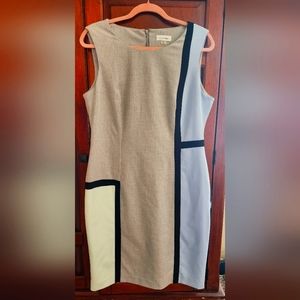 😍 Calvin Klein Dress gorgeous block colors